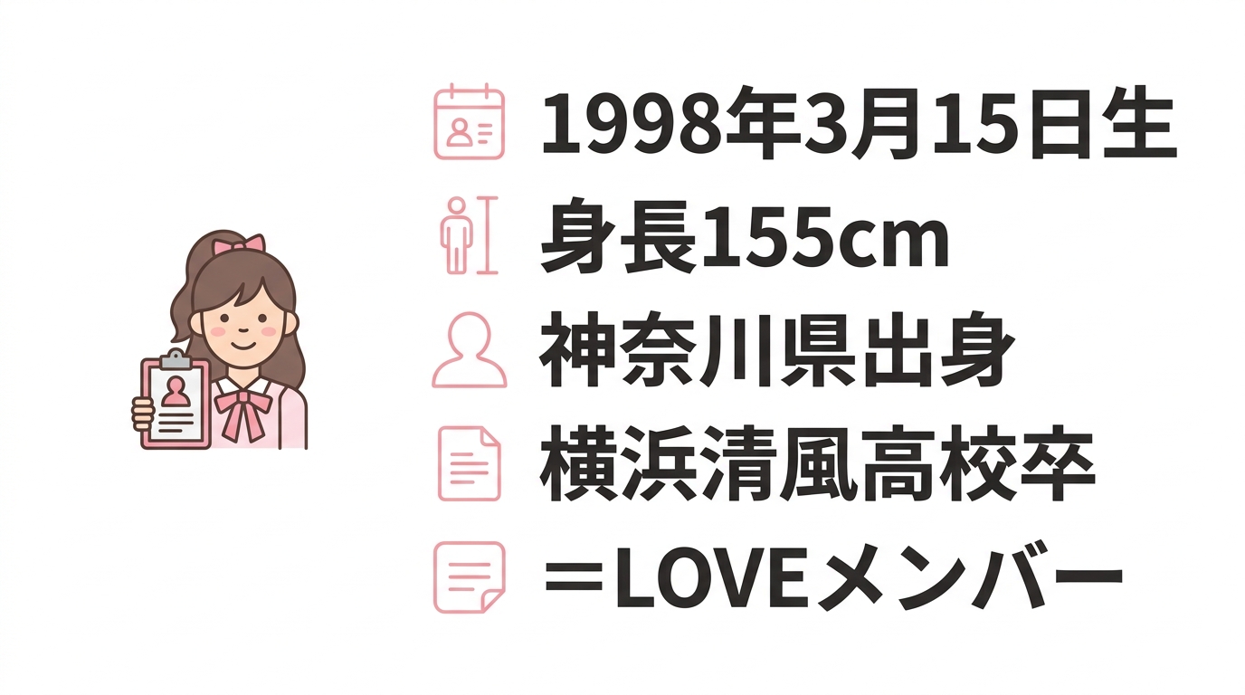 大谷映美里の身長・体重・高校・年齢プロフィール