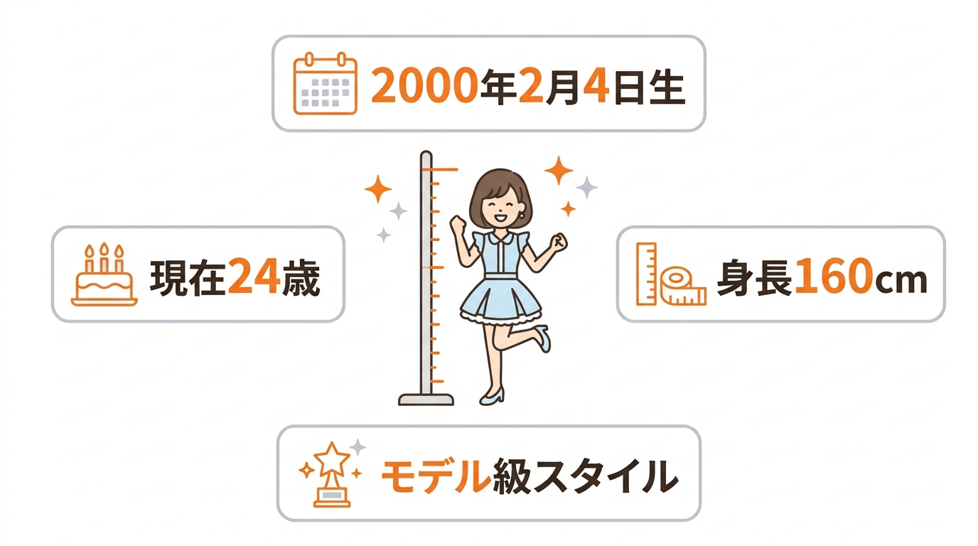 ＝LOVE大場花菜の年齢・身長・体重プロフィール