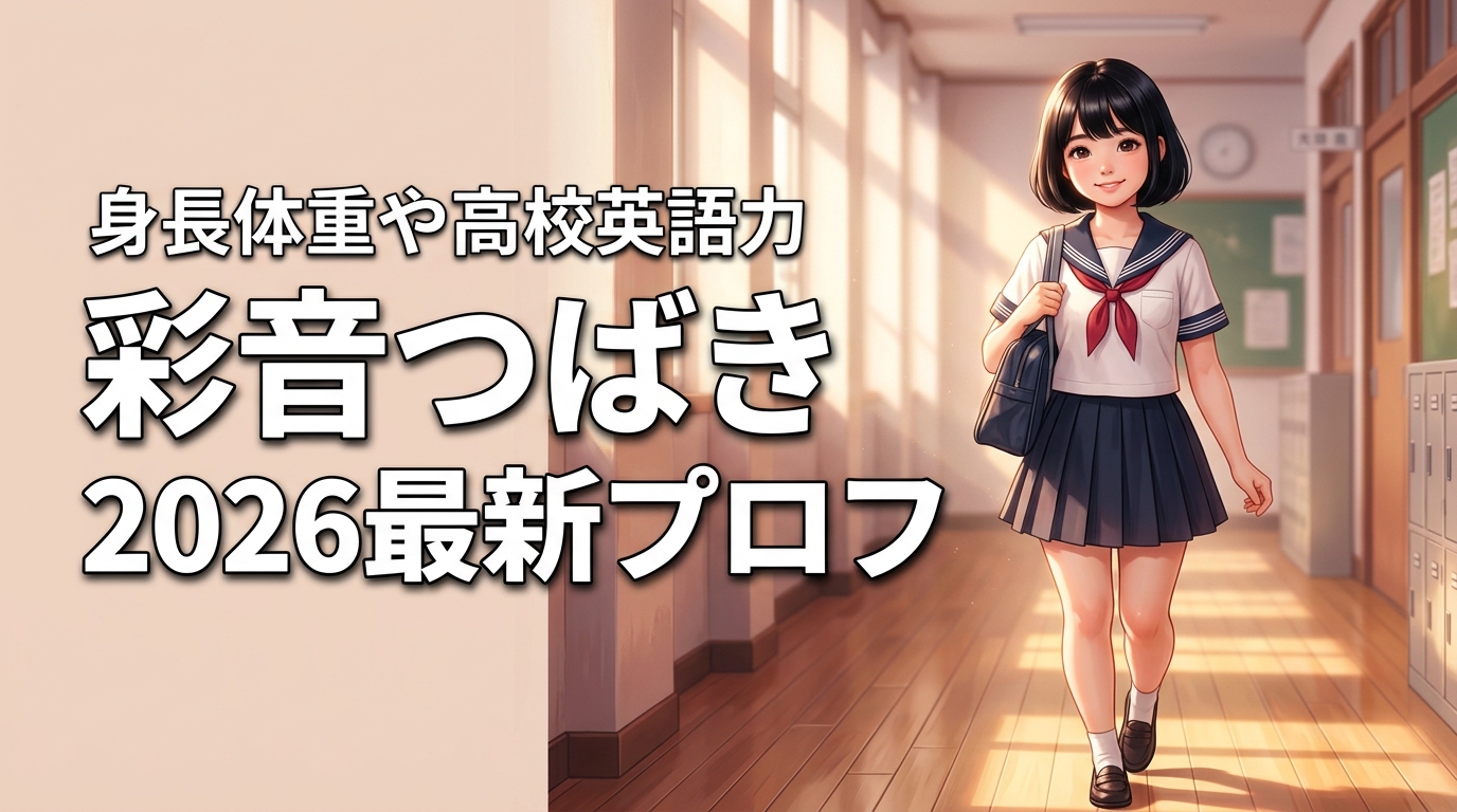 マシュマロドロップ彩音つばきの身長体重と年齢が判明！高校の英語力や意外な経歴も