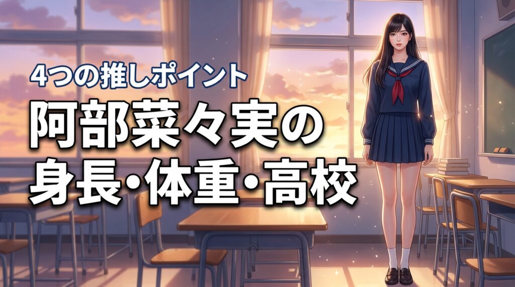 フルコース阿部菜々実の身長・体重・高校は？年齢など4つの推しポイントを紹介