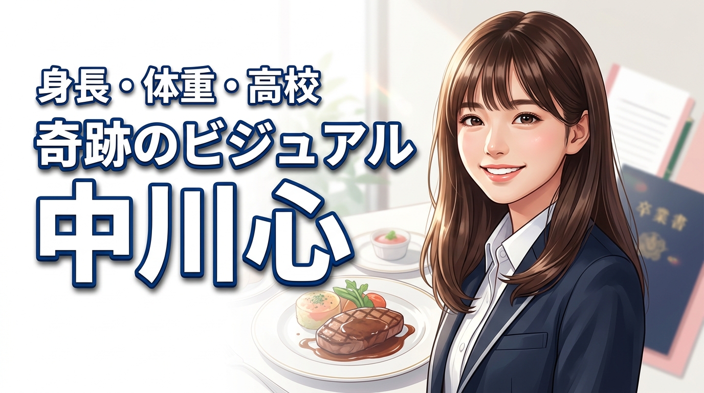 奇跡のビジュアル！フルコース中川心の身長と体重、年齢や高校をまとめて公開