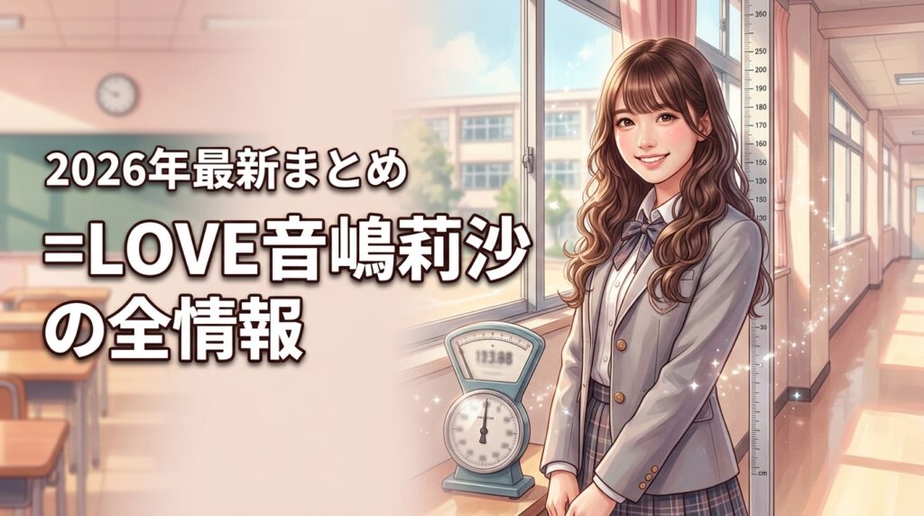 【決定版】＝LOVE音嶋莉沙の身長・年齢・高校を網羅！現在の体重や美容法も